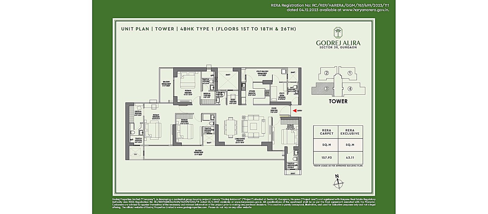 Godrej Alira Floor Plan