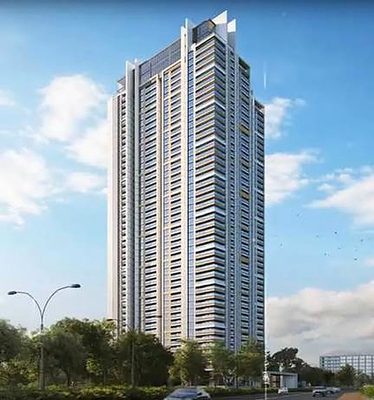 Godrej Alira tower daytime view